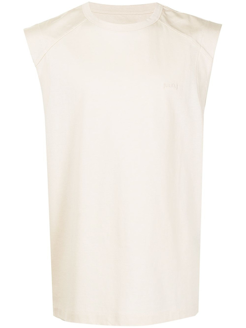 graphic-print vest 1