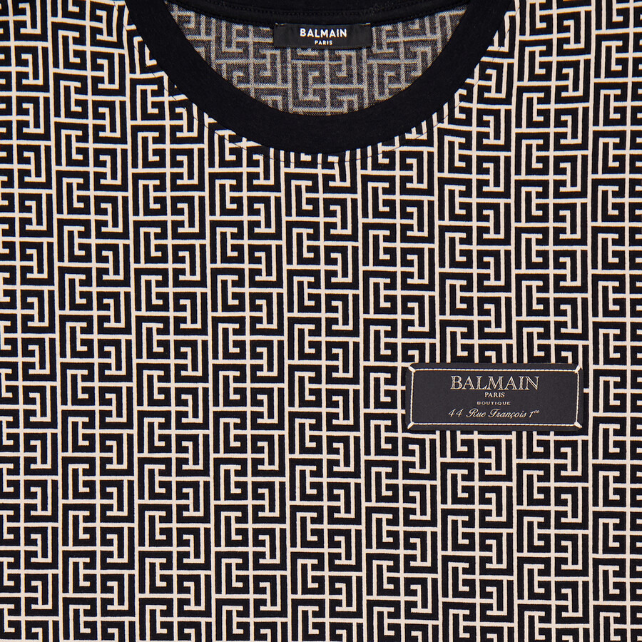 Balmain Monogram Jacquard T-Shirt - 2