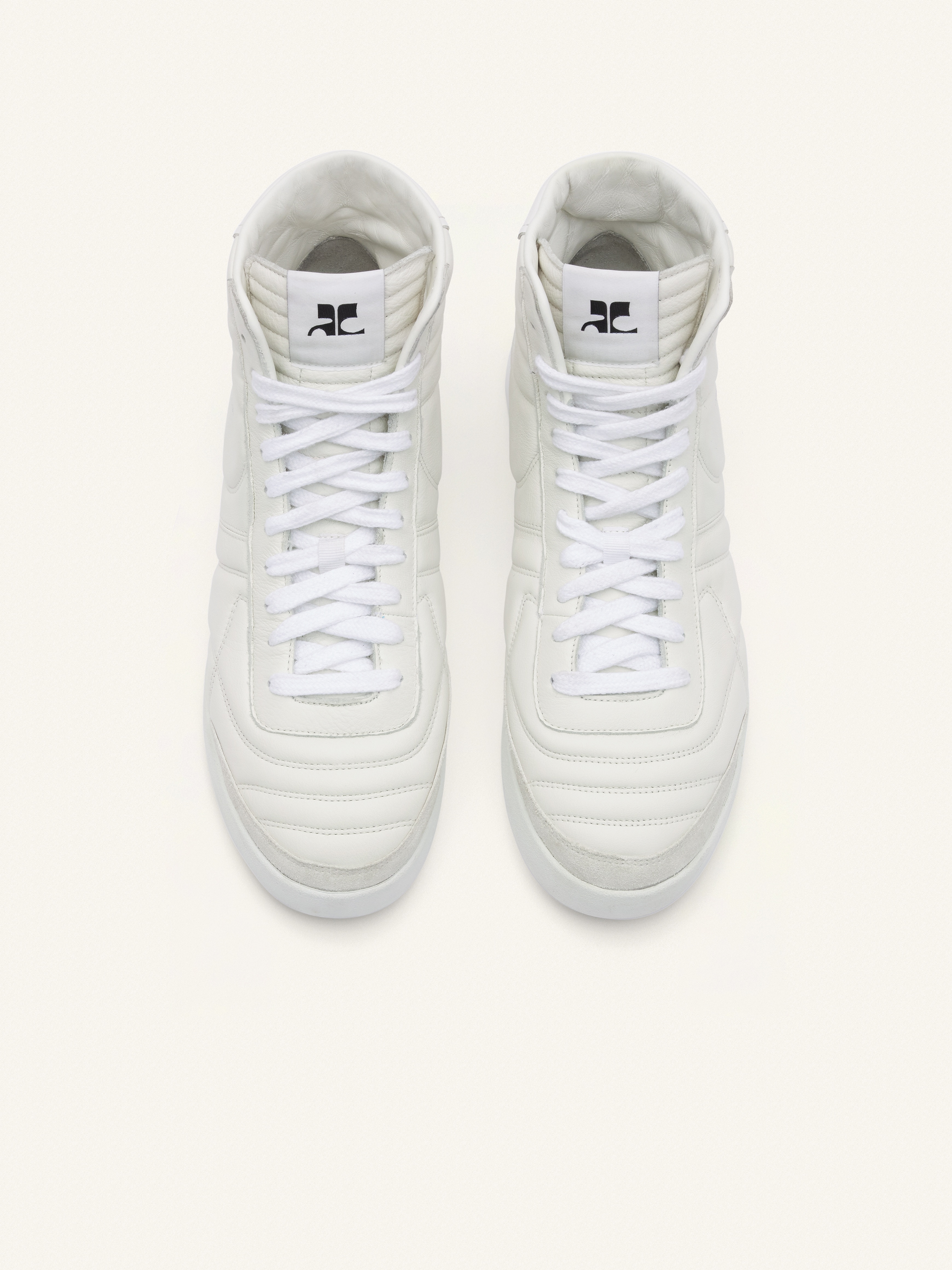 CLUB02 MID LEATHER SNEAKERS - 4