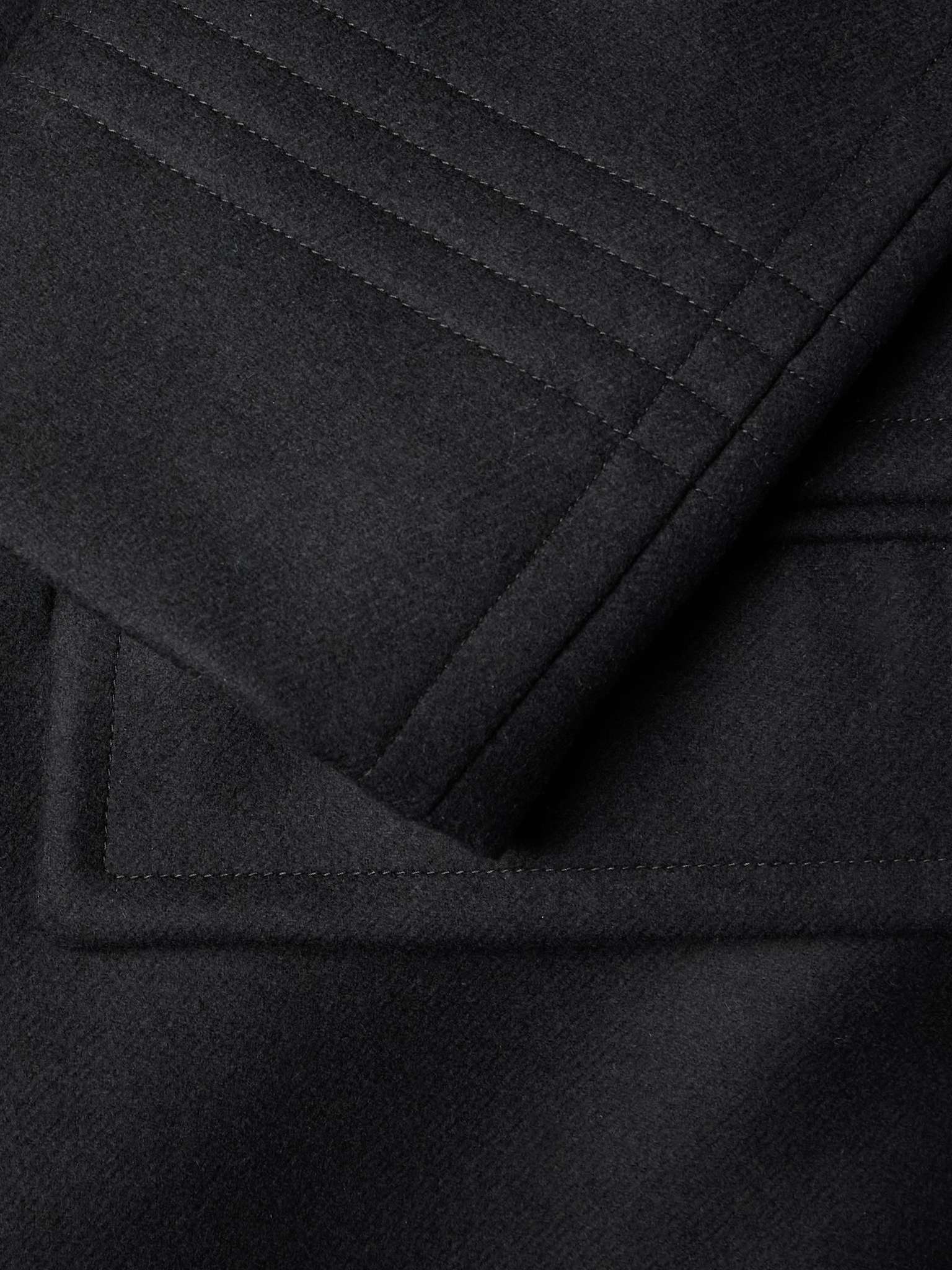 Double-Breasted Wool-Felt Coat - 3