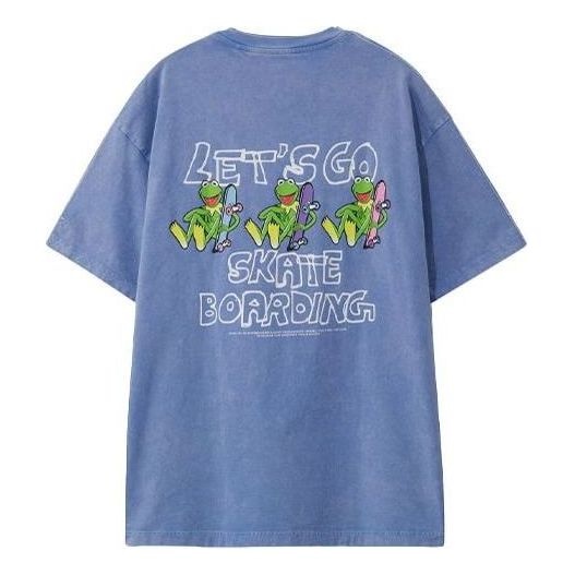 Li-Ning x Disney Muppets Graphic T-shirt 'Blue' AHSR839-1 - 2