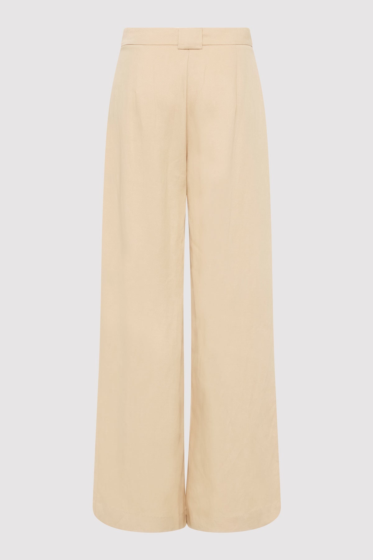 Wide Leg Pleat Pants - Dune - 6