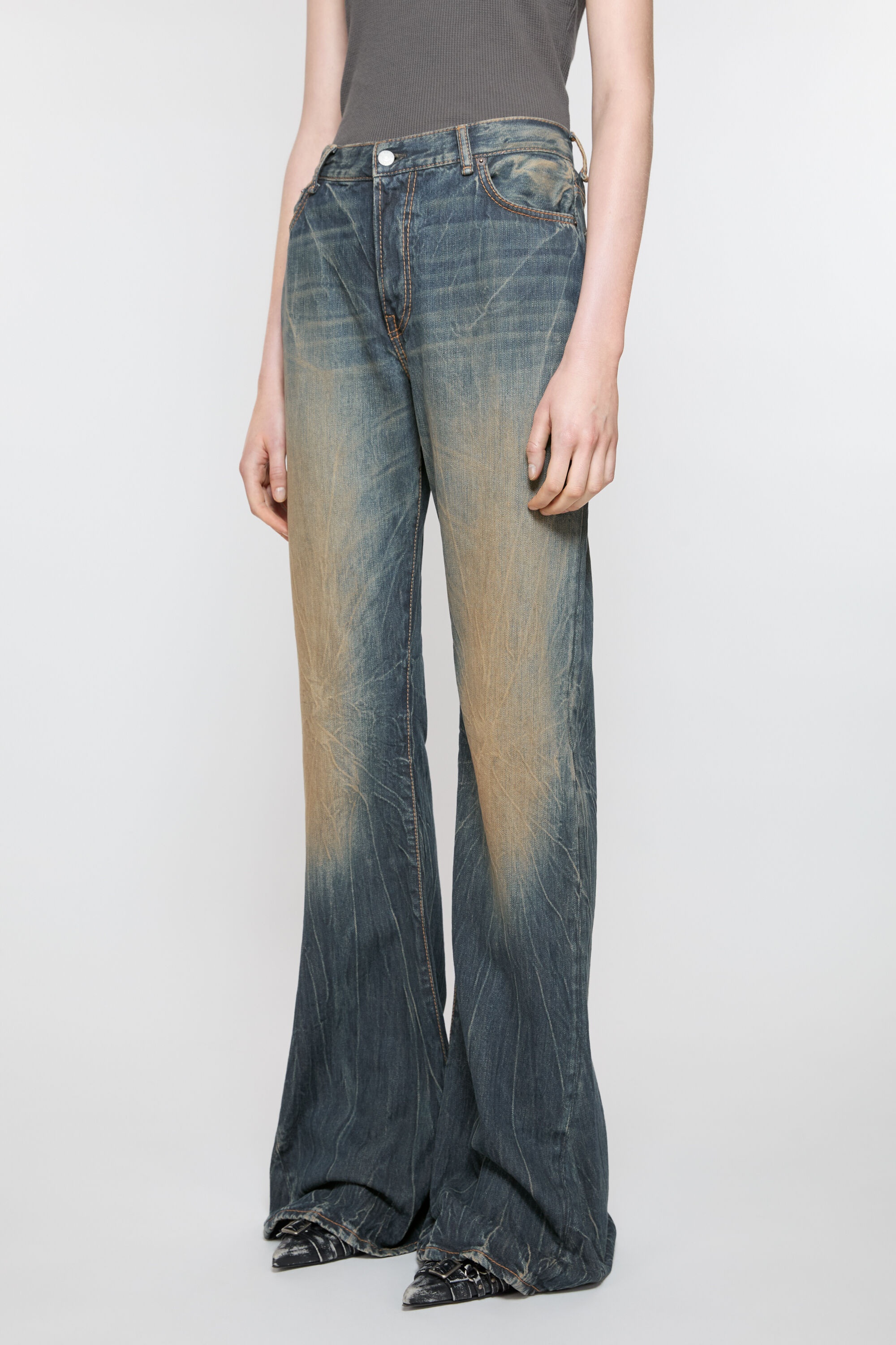 Regular bootcut fit jeans - 2024F - Dark Blue - 3