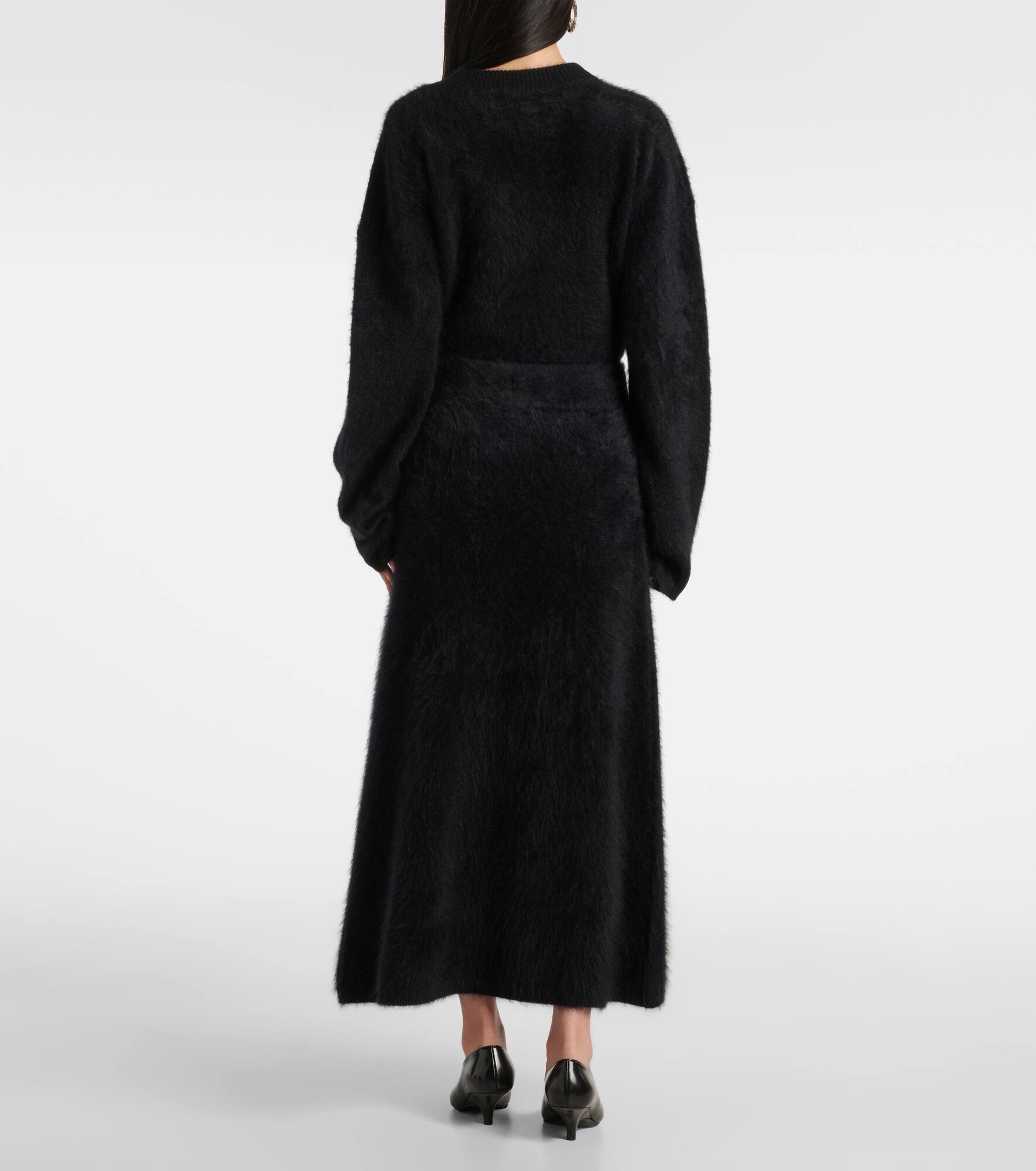 Asta cashmere midi skirt - 3