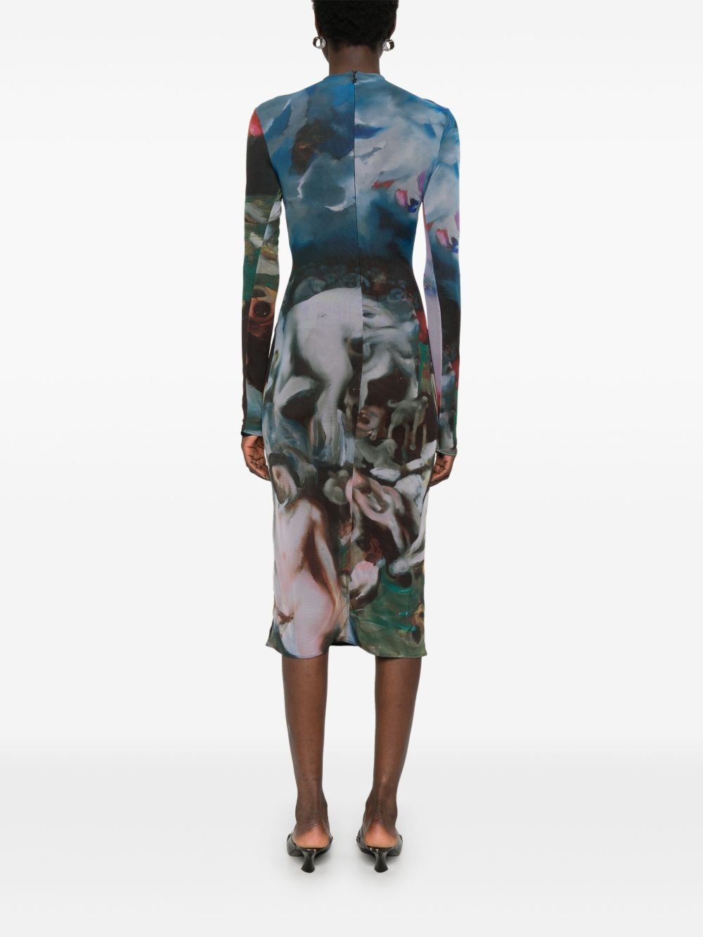 x Ambera Wellmann Impossession midi dress - 4