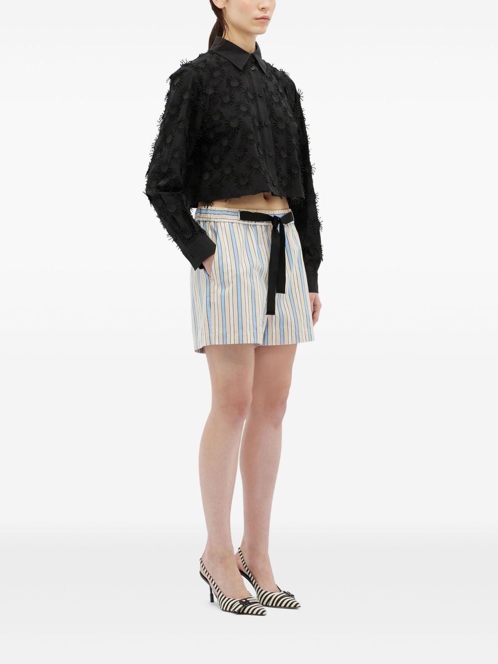 striped shorts - 3