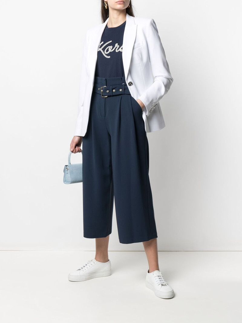 MICHAEL KORS belted cropped trousers outlook