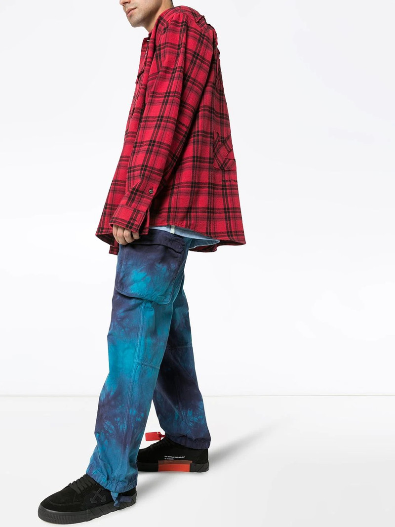 Off-White tie-dyed cargo trousers outlook