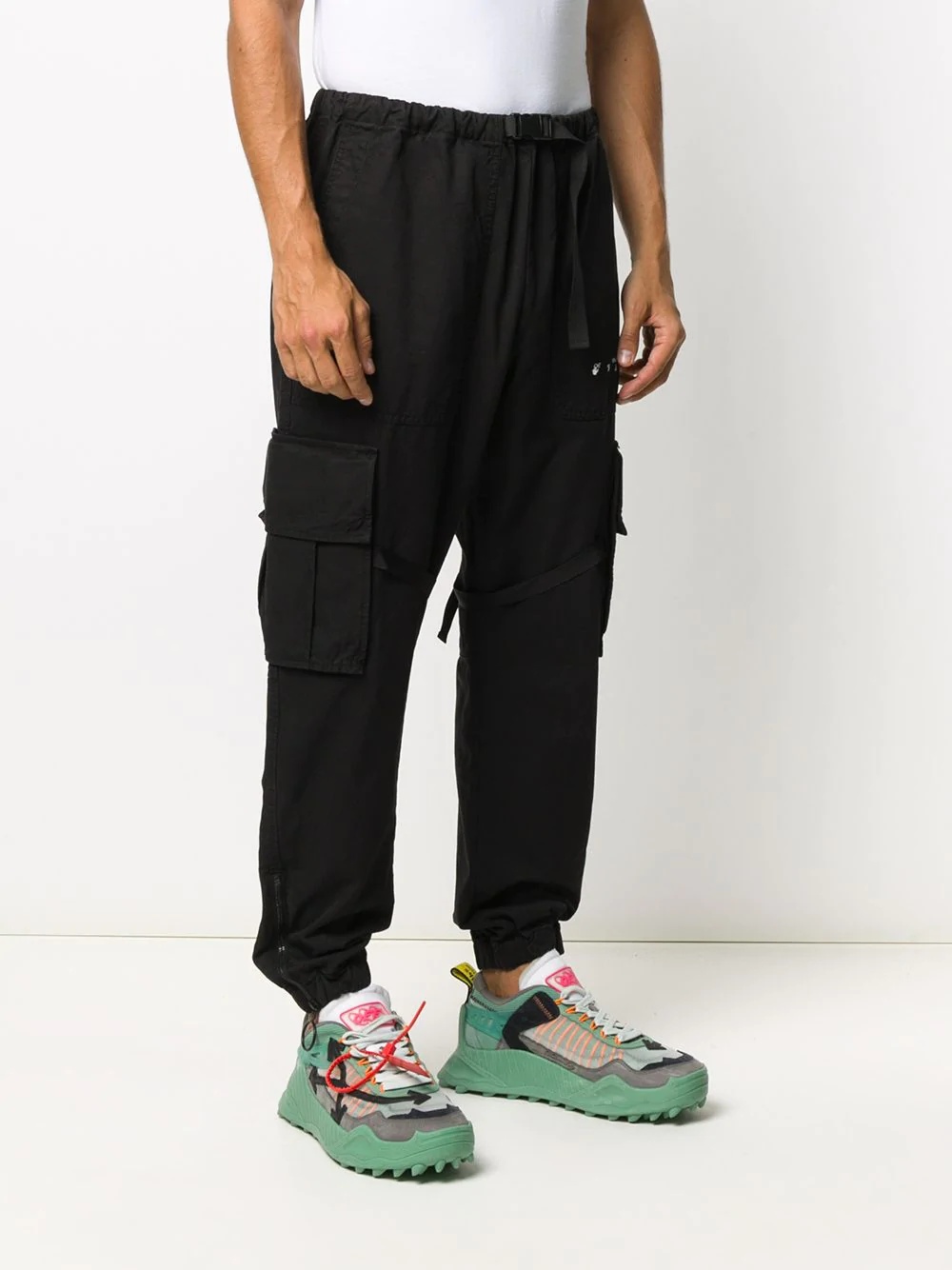 logo-print cargo trousers - 3