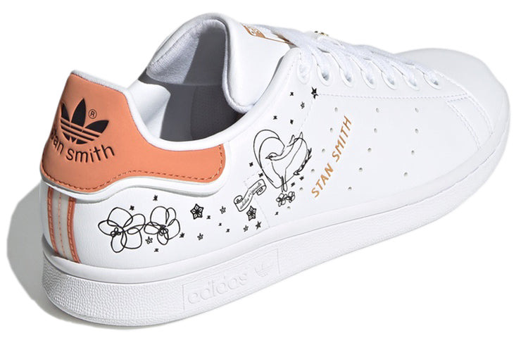 (WMNS) adidas originals Stan Smith 'White Brown' GW5167 - 4