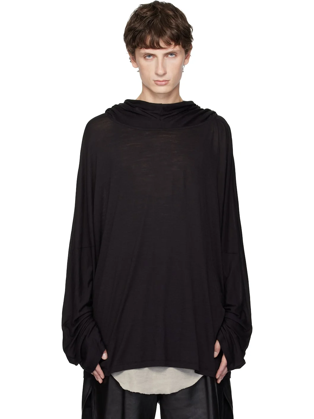 Black Concordians Tunic Hoodie - 1