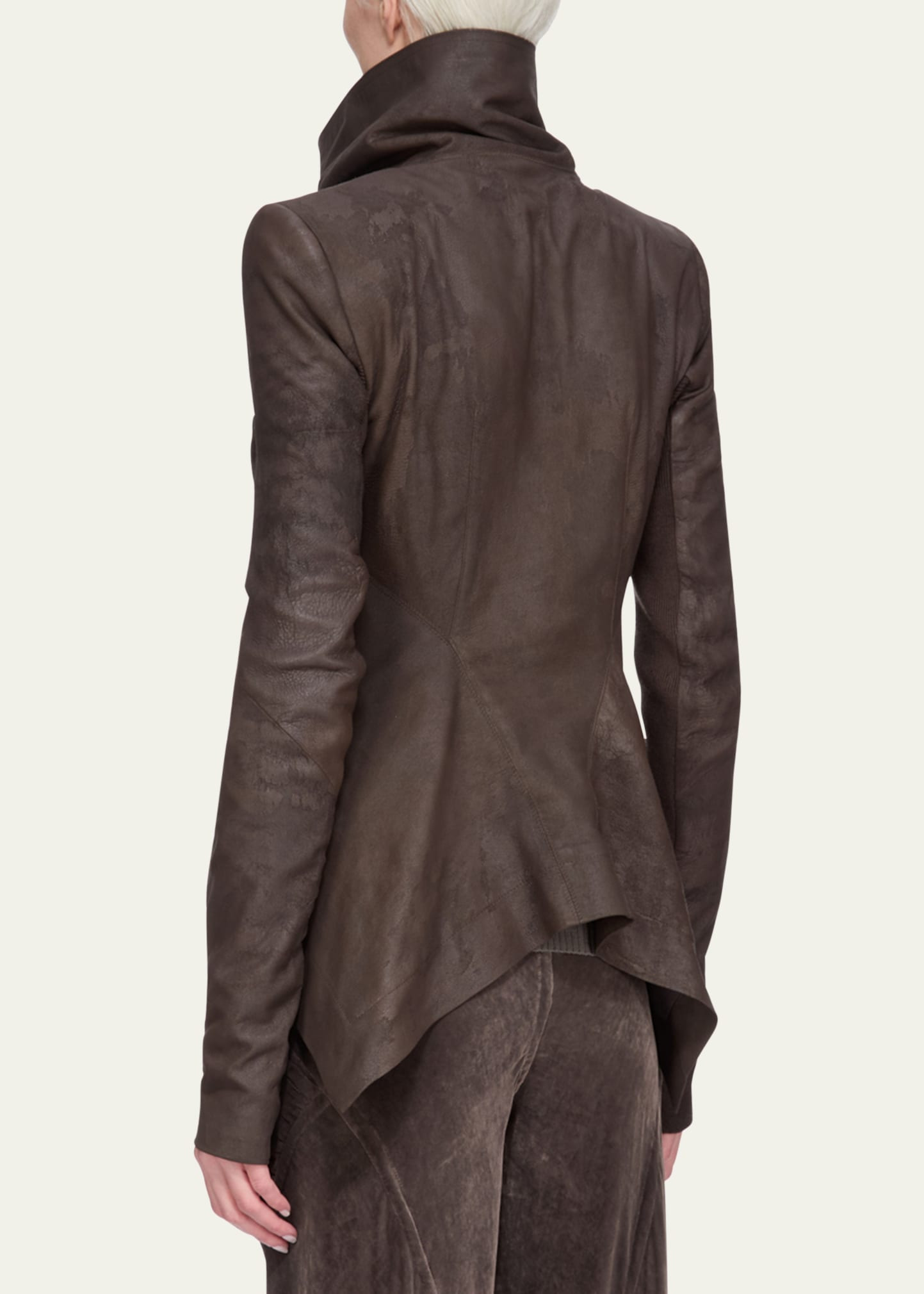 Naska Velvet Zip Biker Jacket - 3