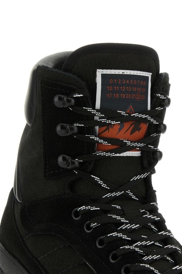 Maison Margiela Black leather Climber sneakers