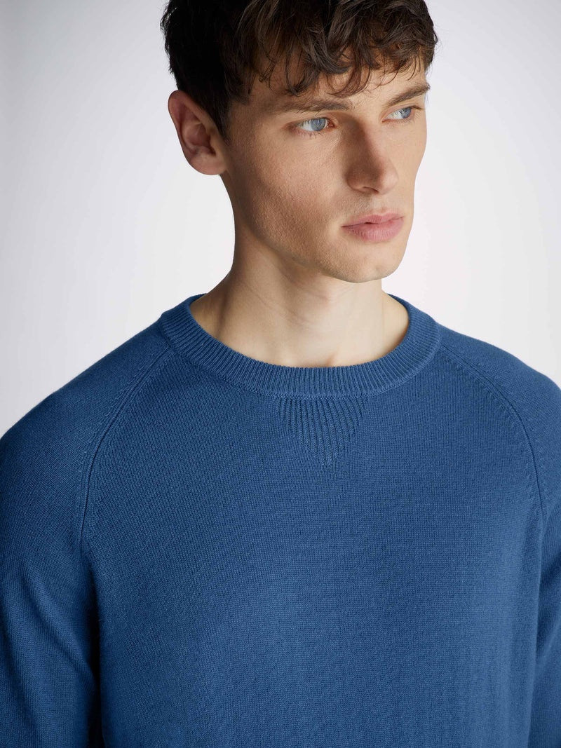 Men's Sweater Finley Cashmere Denim 2