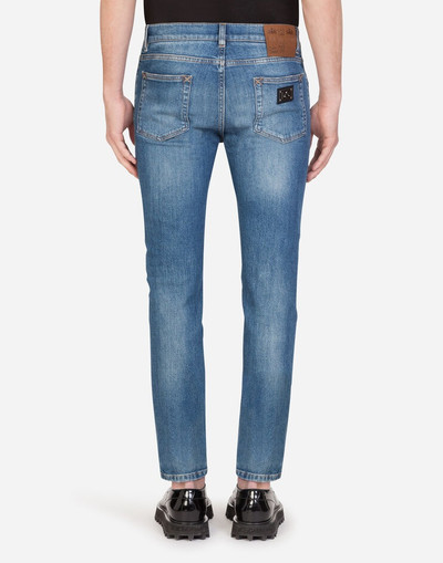 Dolce & Gabbana Stretch skinny jeans with small abrasions outlook