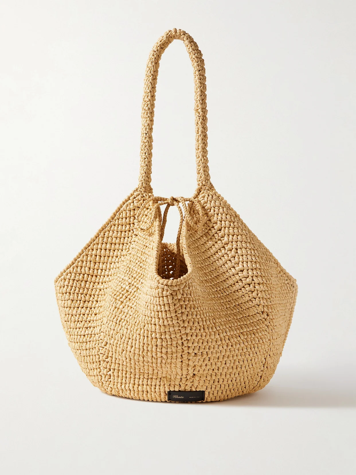 Lotus Medium Raffia Tote - 1