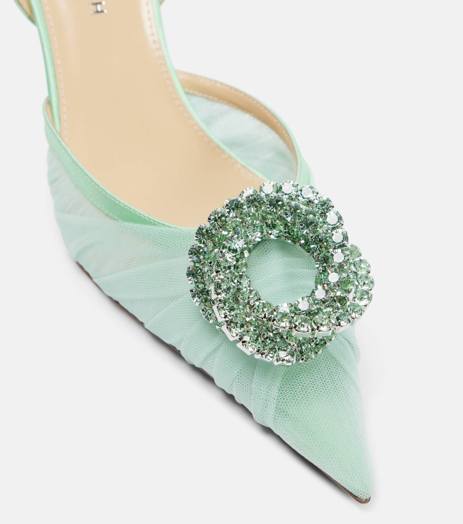 Galaxy 65 embellished slingback pumps - 5