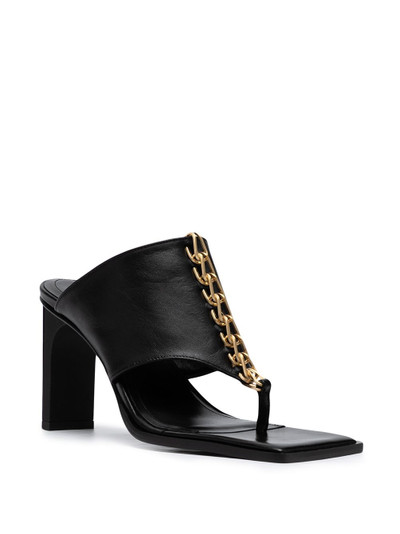 Dion Lee Chain Harness 80mm heeled mules outlook