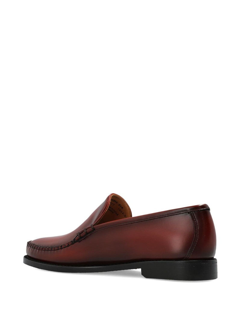 stitched leather loafers 3