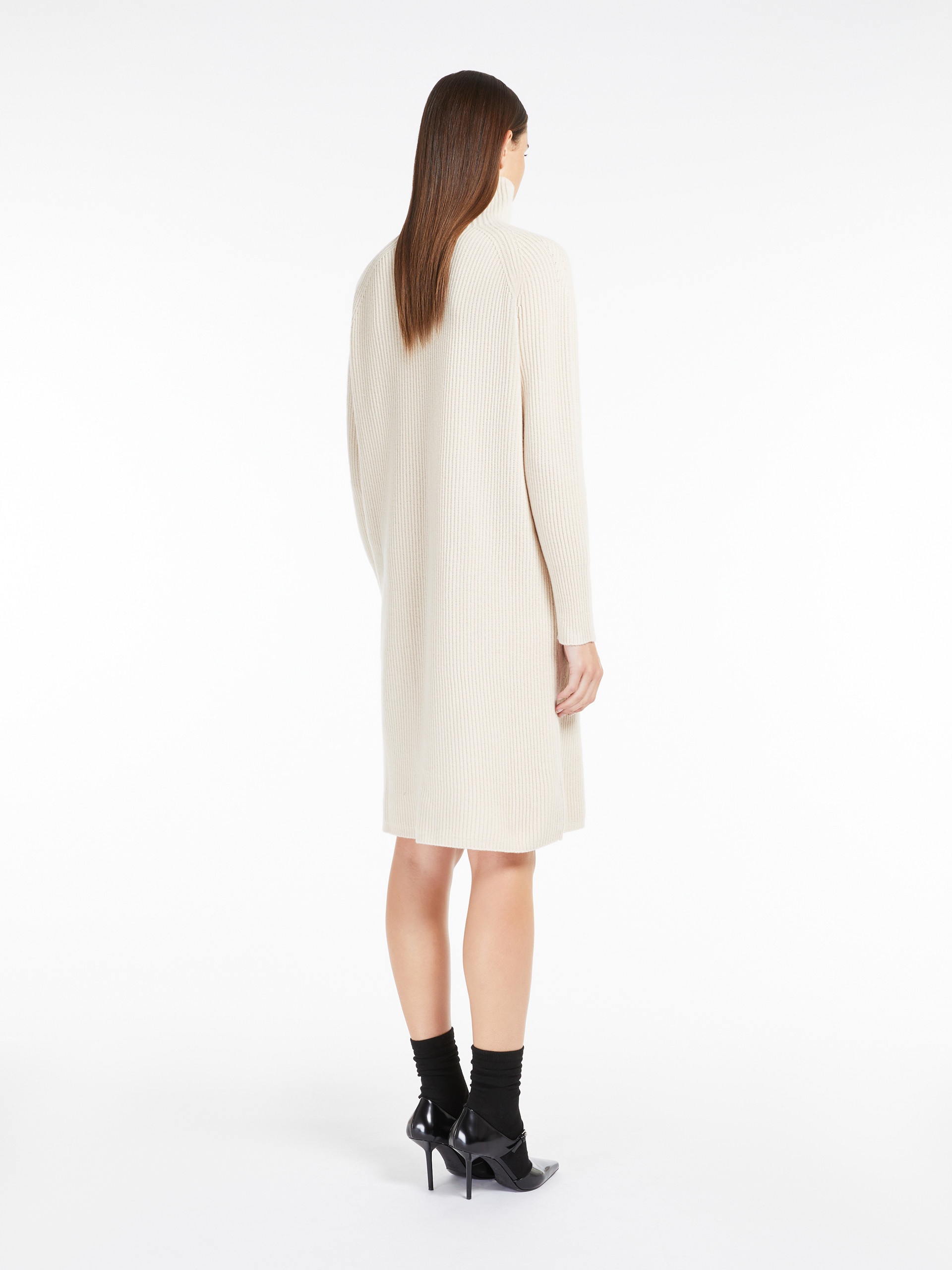 EBRIDI Ribbed cashmere-blend dress - 4