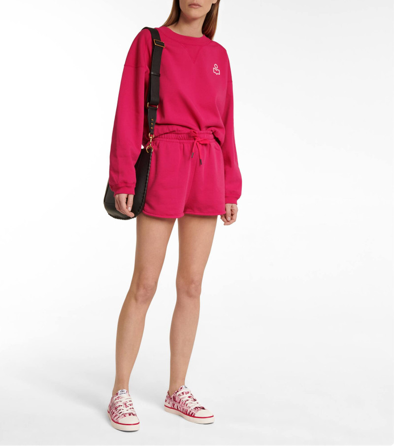 Isabel Marant Mifikia cotton-blend jersey shorts outlook