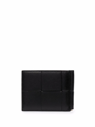 Bottega Veneta Maxi Intrecciato leather wallet outlook