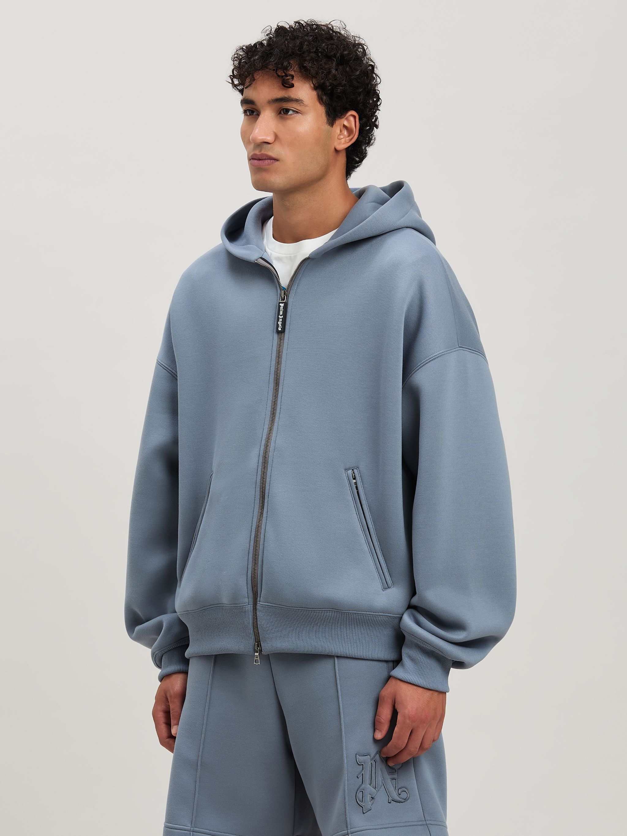 Curved logo Neoprene Bomber - 4