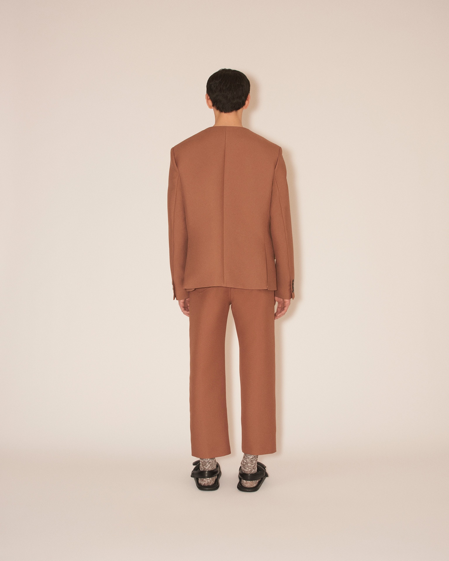 JETT - Double suiting pants - Brown - 5
