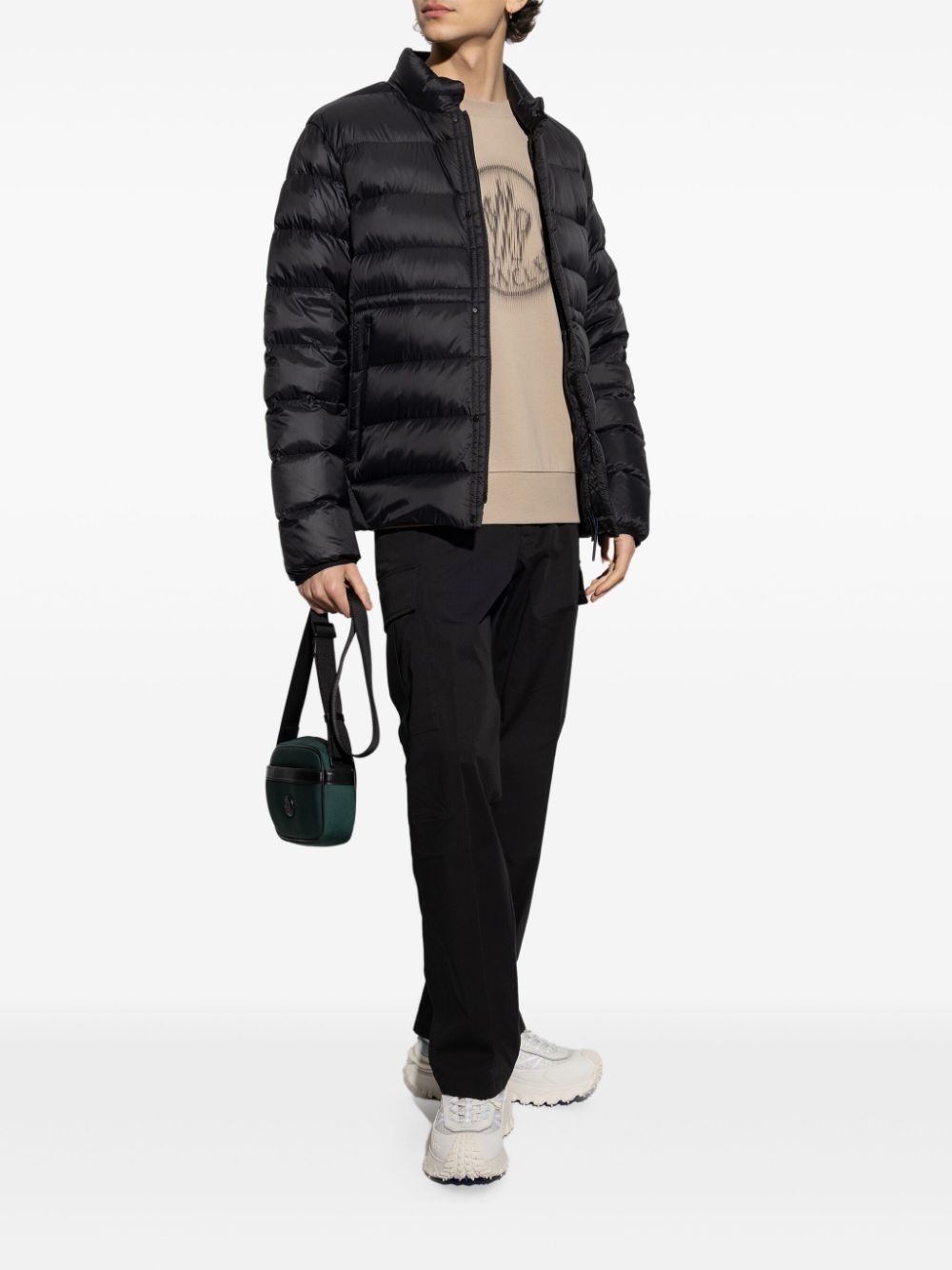 blurred logo sweatshirt - 2