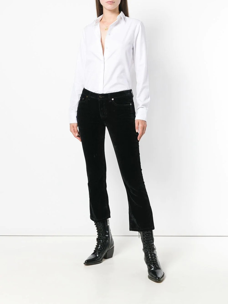 SAINT LAURENT cropped fitted jeans outlook