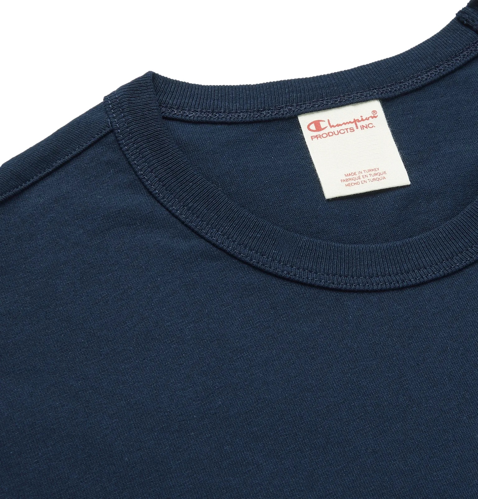 Logo-Embroidered Mélange Cotton-Blend Jersey T-Shirt - 35