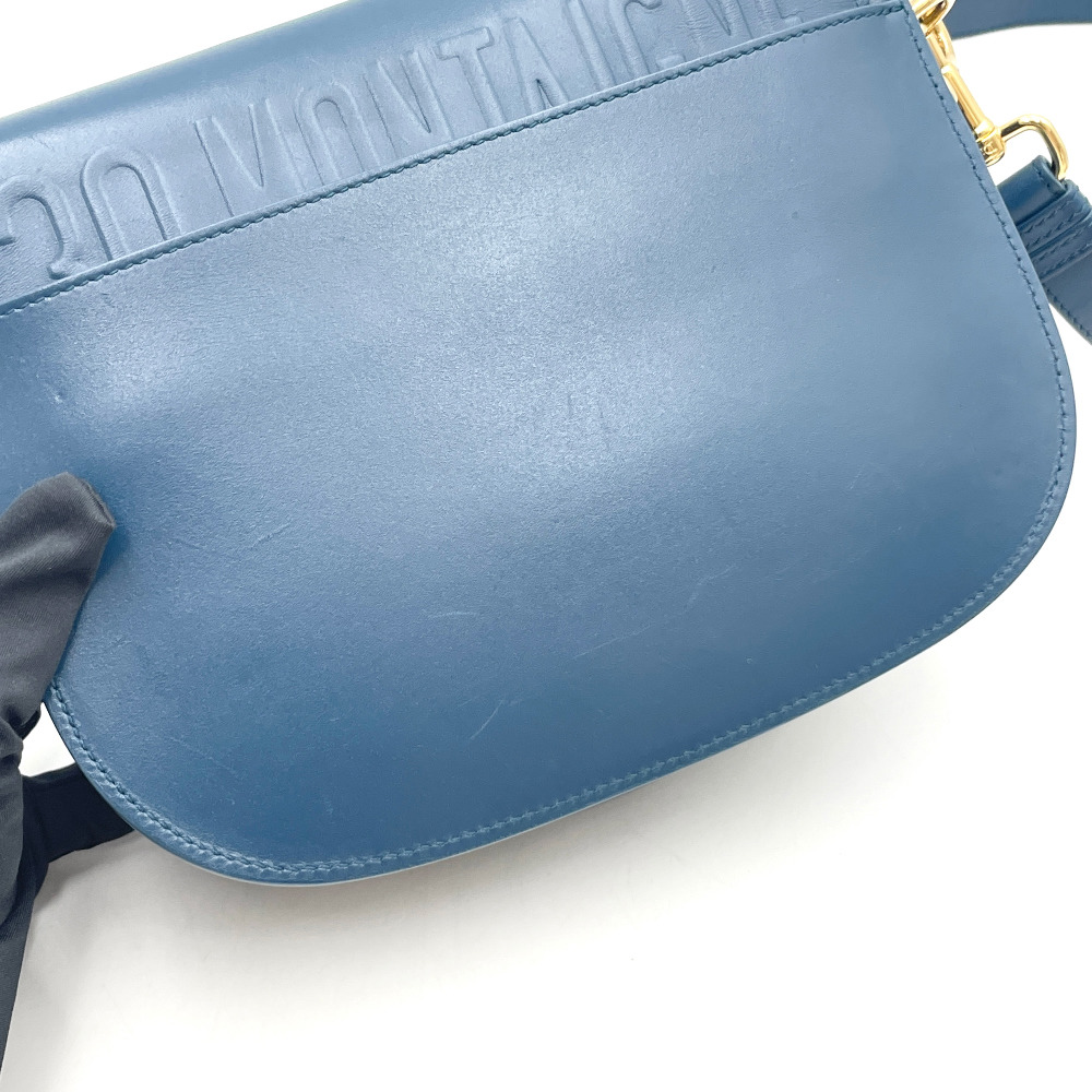 Christian - Christian Dior Royal Blue Bobby Bag Medium M9319UMOL (Built-in Chip) - 10