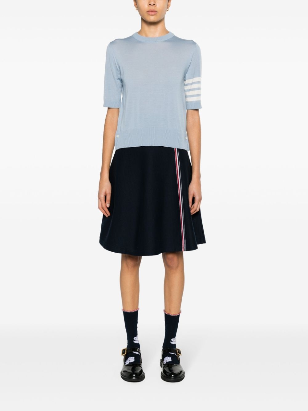 4-Bar high-neck knitted top - 2