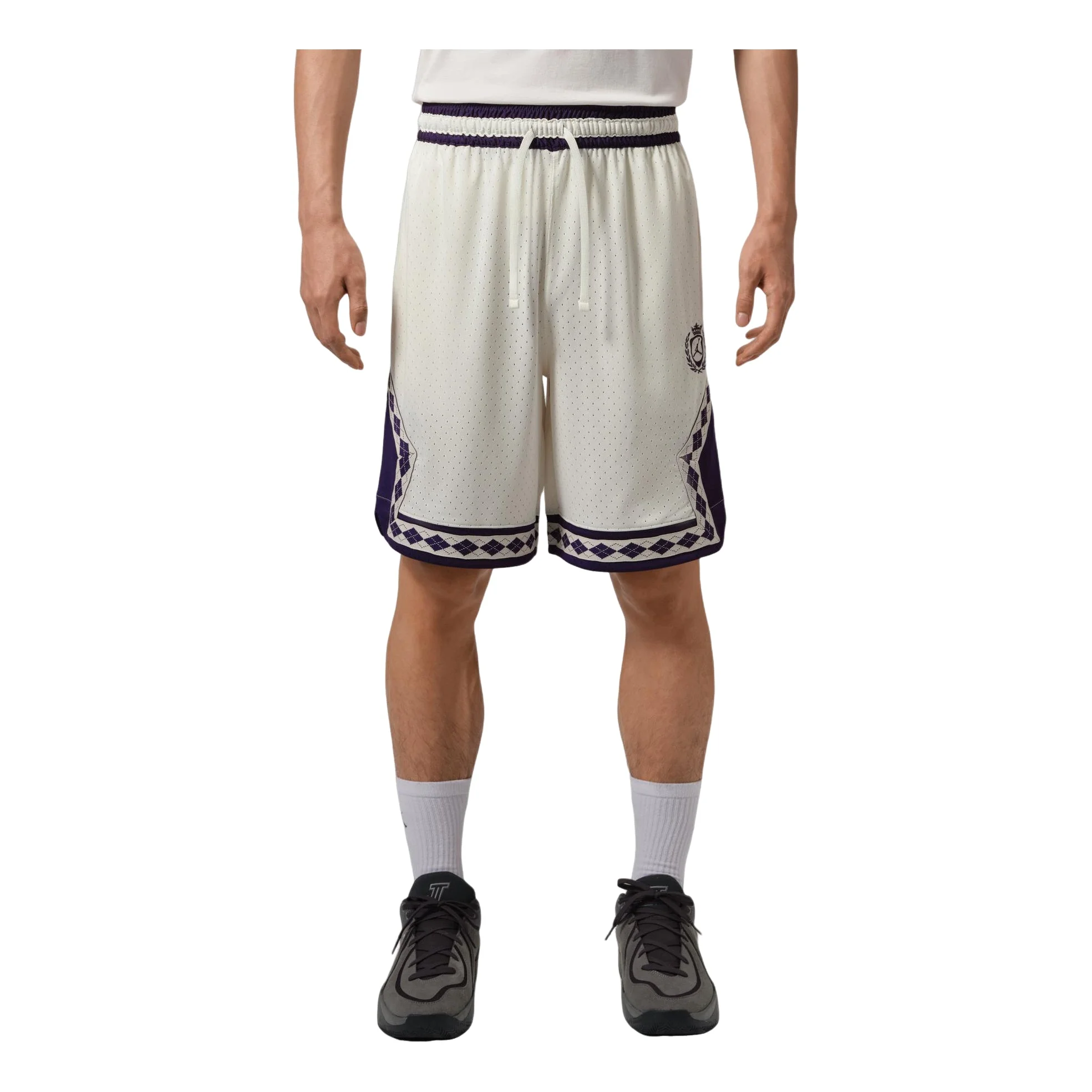 Air Jordan Dri-FIT Diamond Shorts Asia Sizing 'White' IW1604-133 - 1