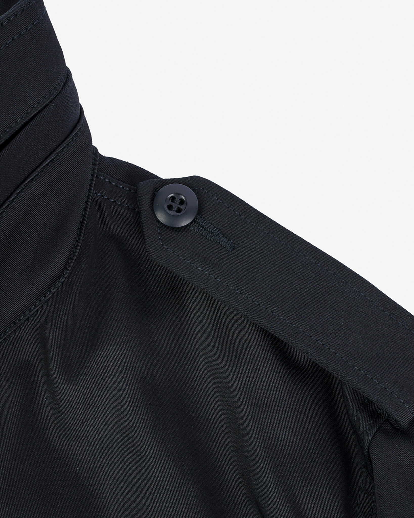 IHM-27-BLK Sateen M65 Field Jacket - Black - 15
