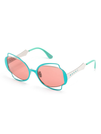 Marni WE3 butterfly-frame sunglasses outlook