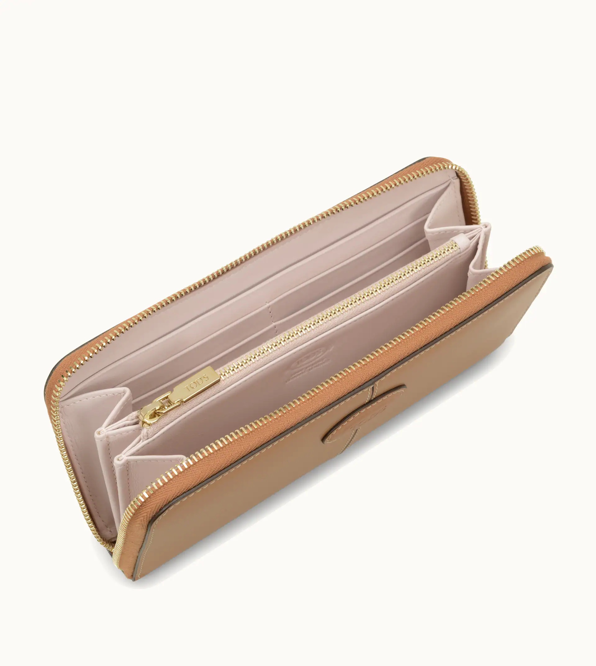 PURSE IN LEATHER - BROWN - 2