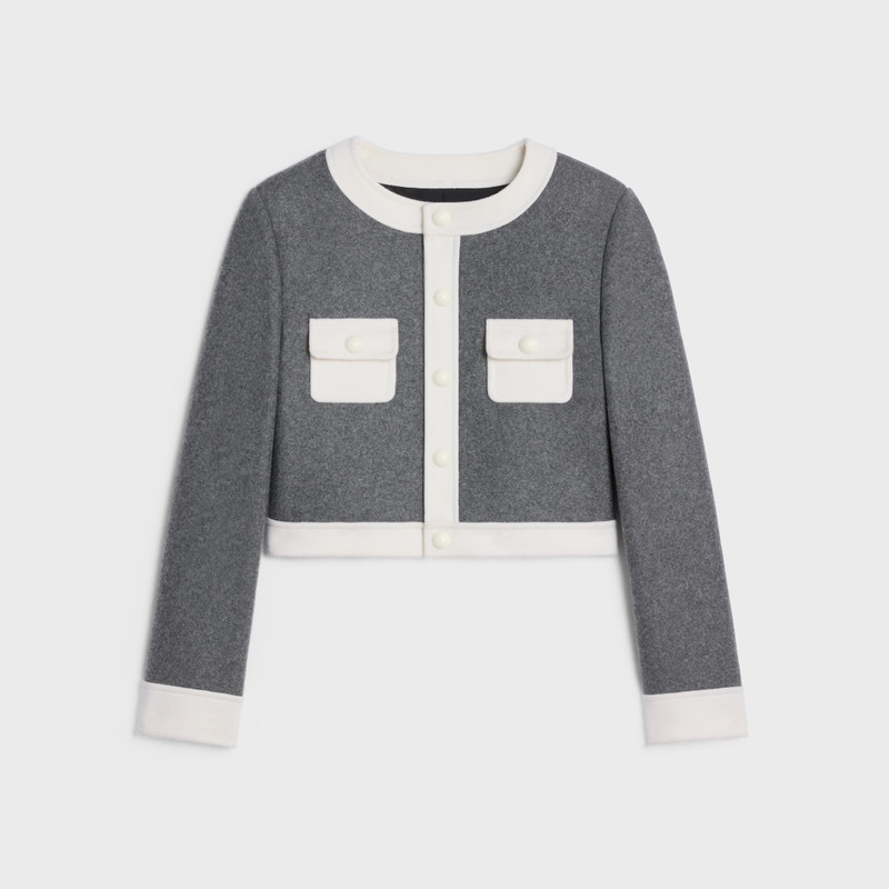 Brompton jacket in wool cloth 1