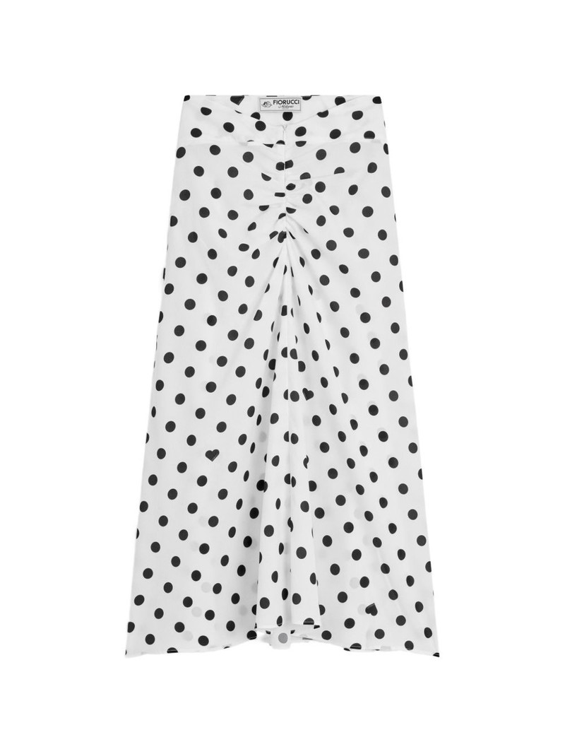 polka-dot midi skirt 1