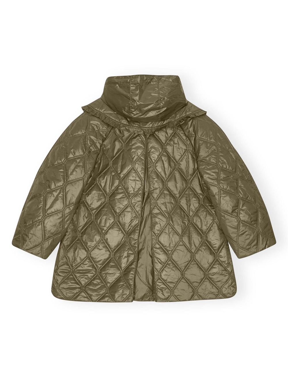 quilted zipped puffer jacket - 6
