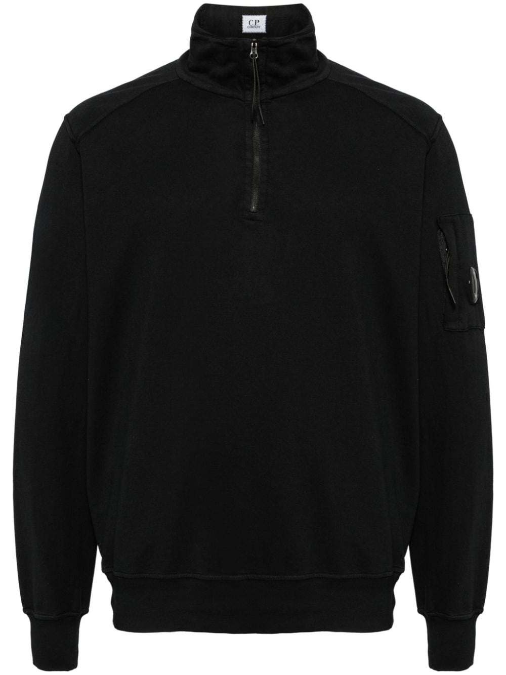 light fleece zipped sweatshirt - 1