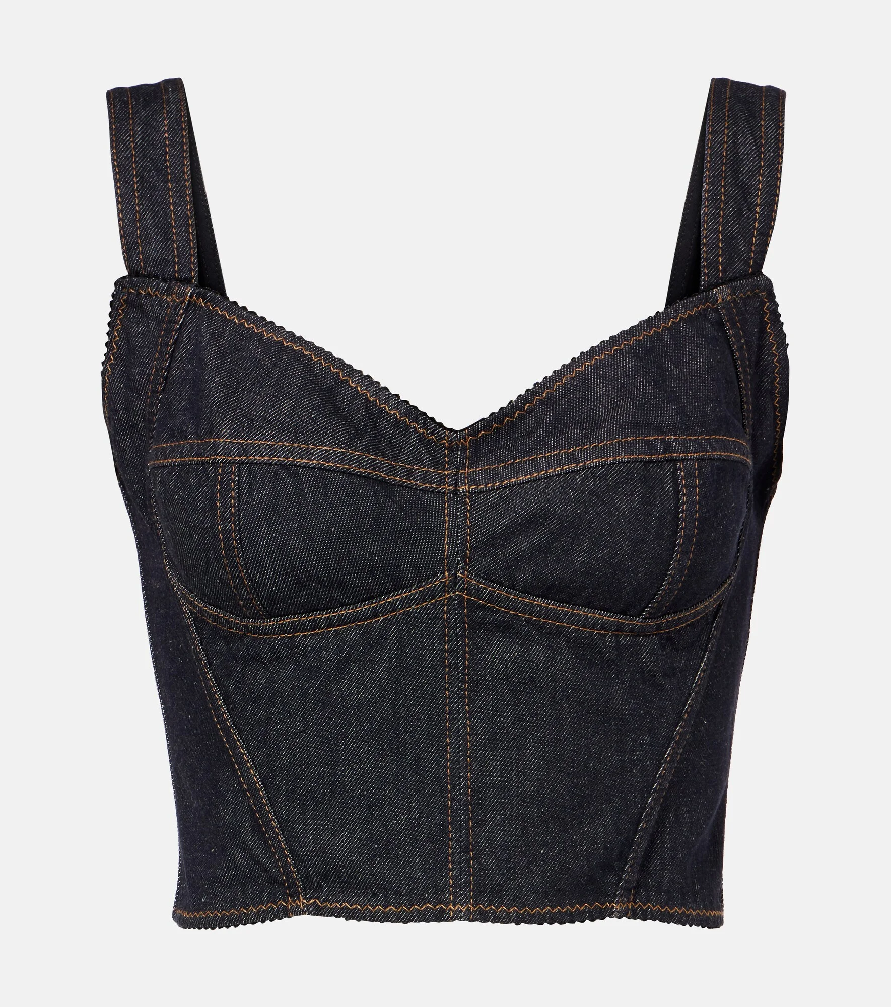 Denim bustier - 1