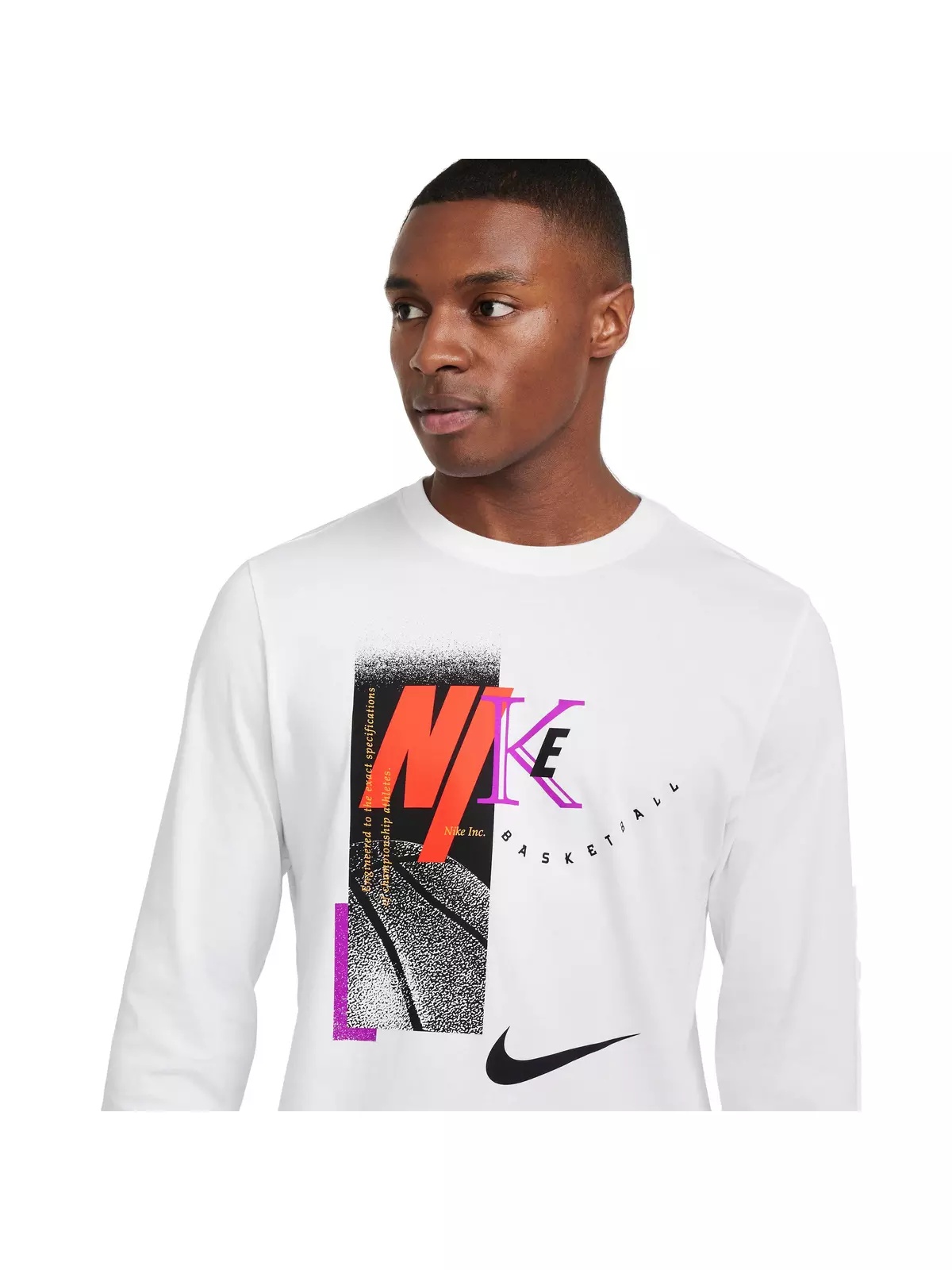 Men's Long Sleeve Basketball T-Shirt - 3