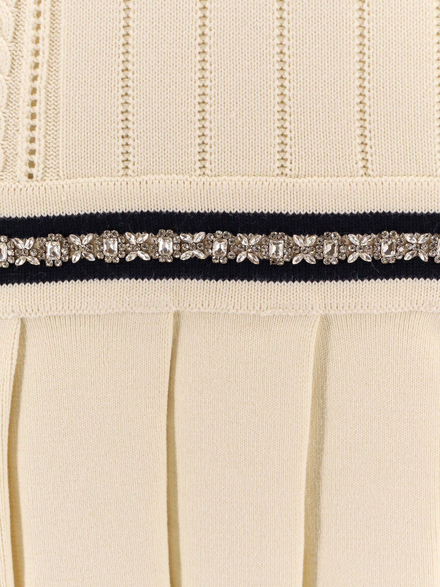 Golden Goose Deluxe Brand Women Organic Cotton Dress With Crystals Embellishment - 3