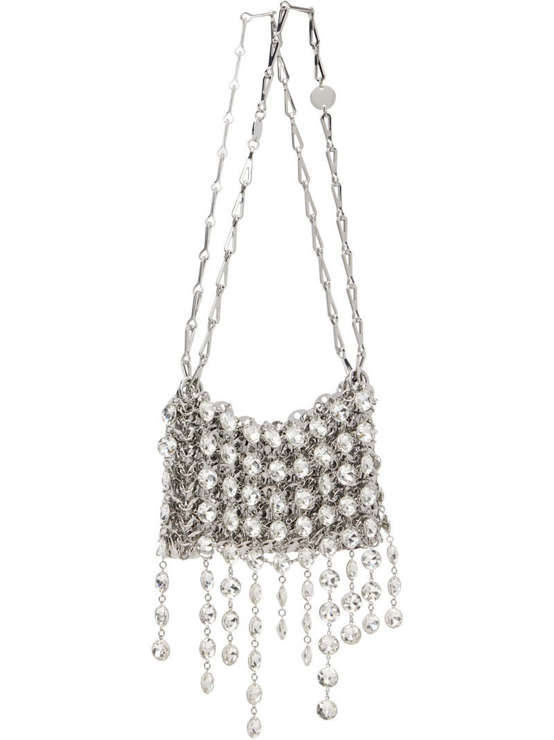 rabanne Silver 1969 Strass Nano Bag outlook