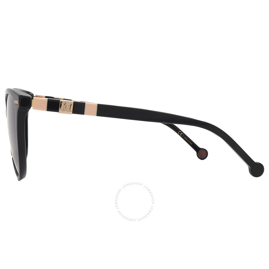 Carolina Herrera Grey Cat Eye Ladies Sunglasses HER 0107/S 0KDX/IR 57 - 4