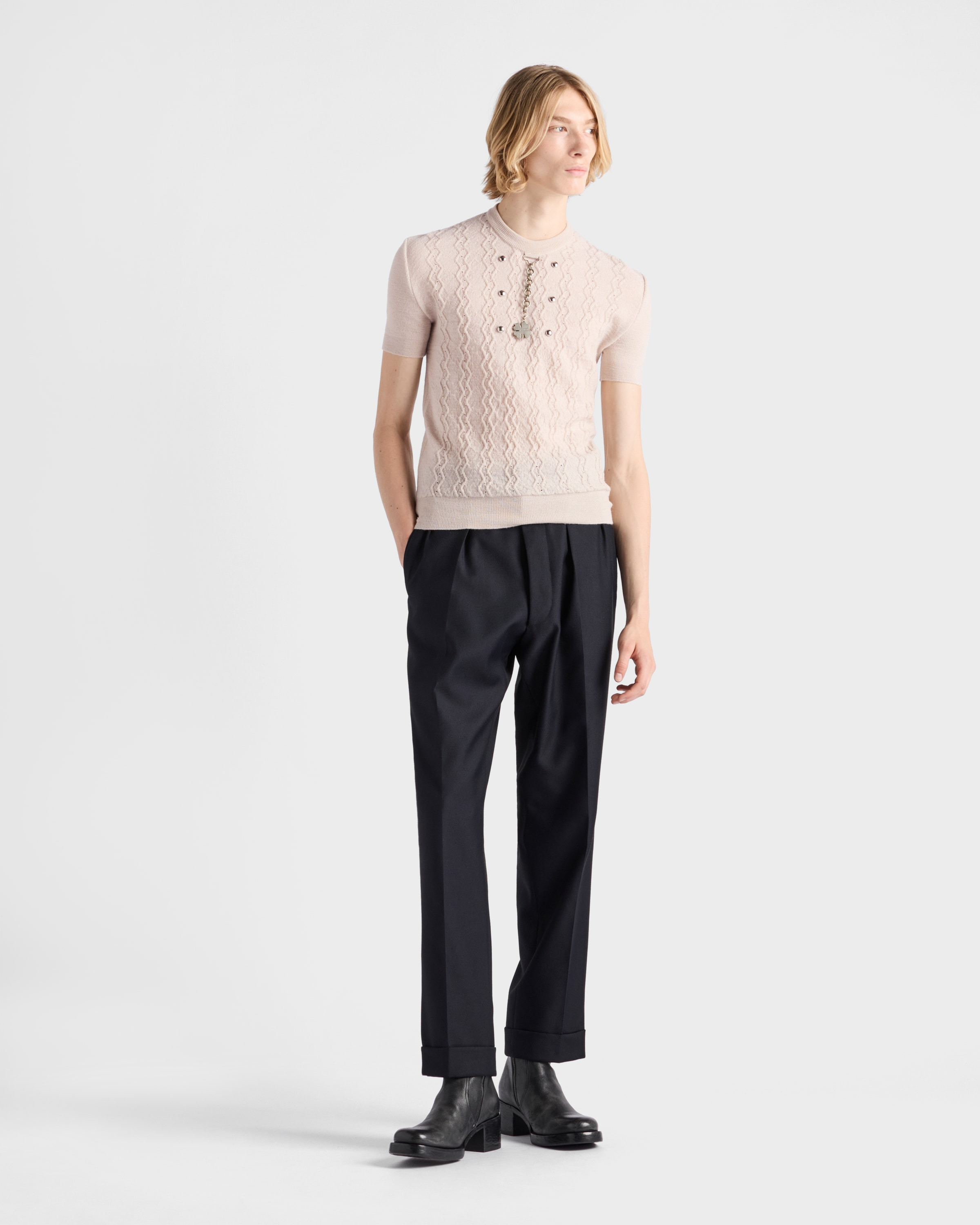 Wool crew-neck sweater - 2