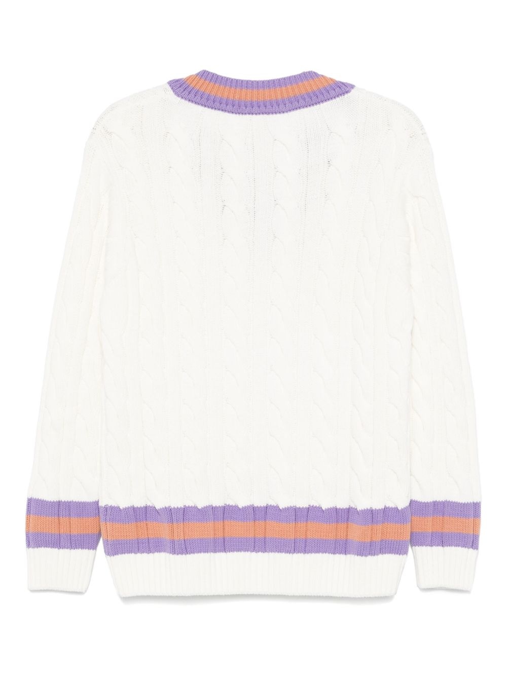 logo-patch sweater - 2