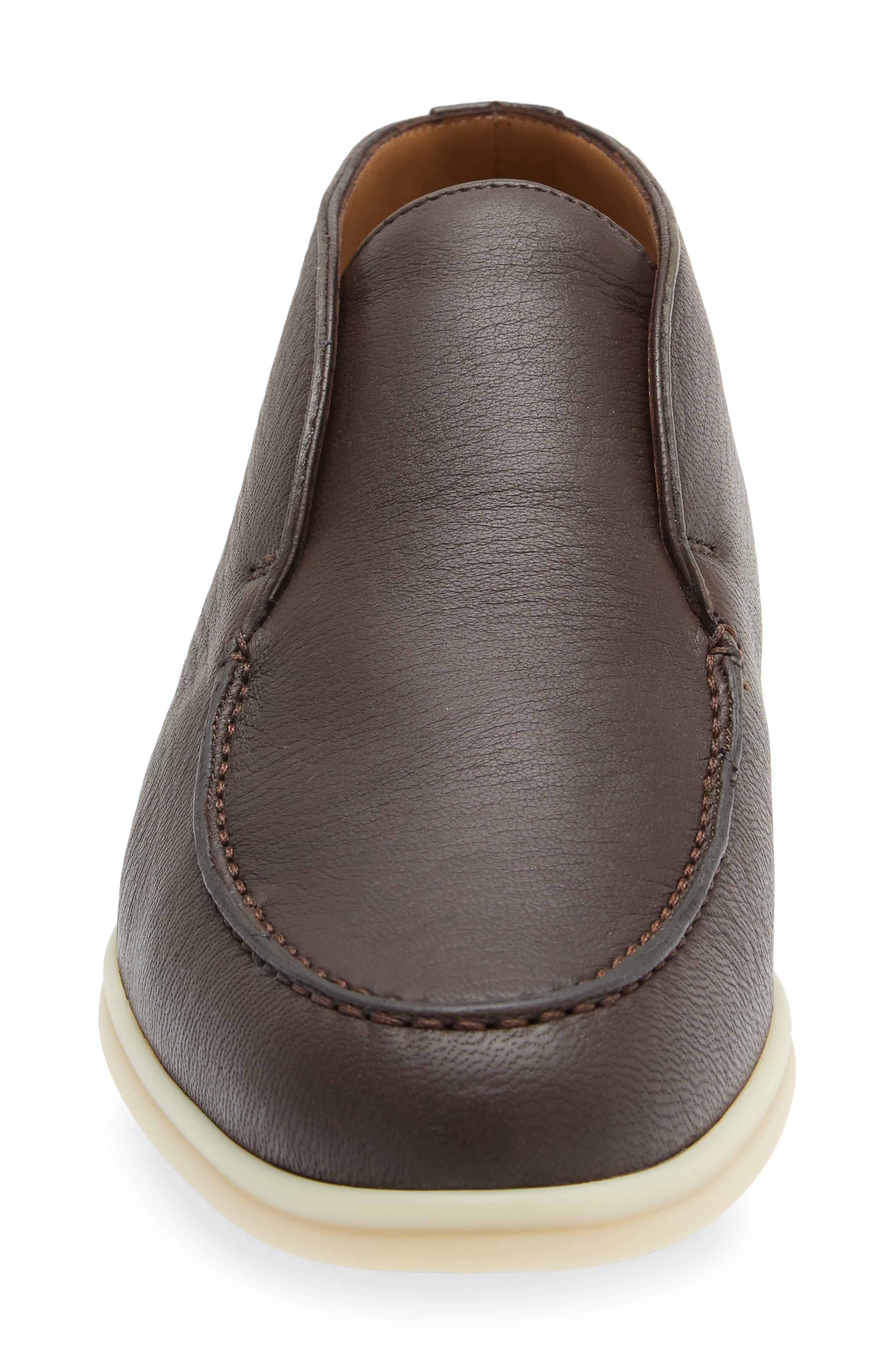 Loro Piana Leather Chukka Boot in Very Dark Brown at Nordstrom, Size 43 - 4