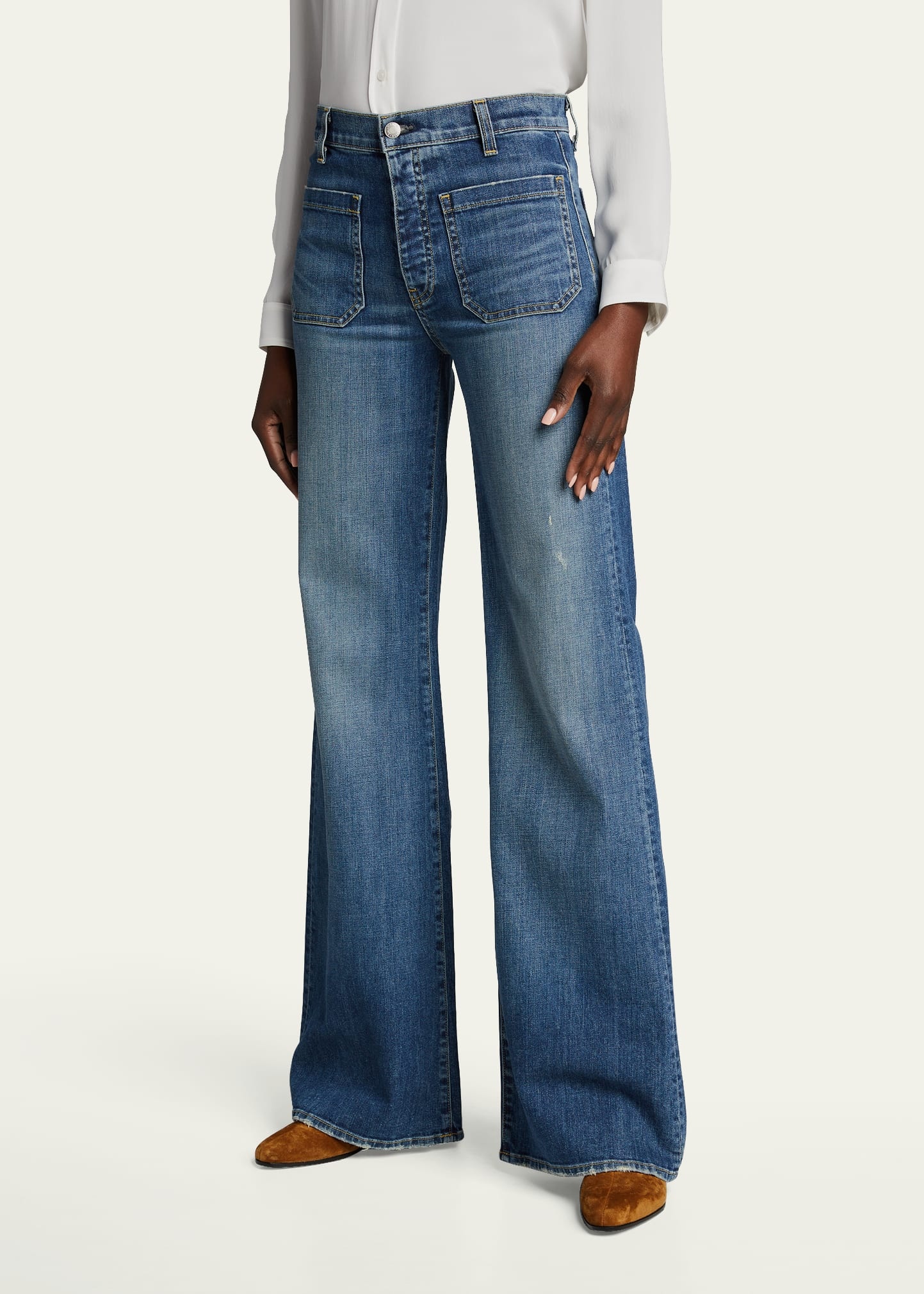 Florence Denim Flare Jeans - 4